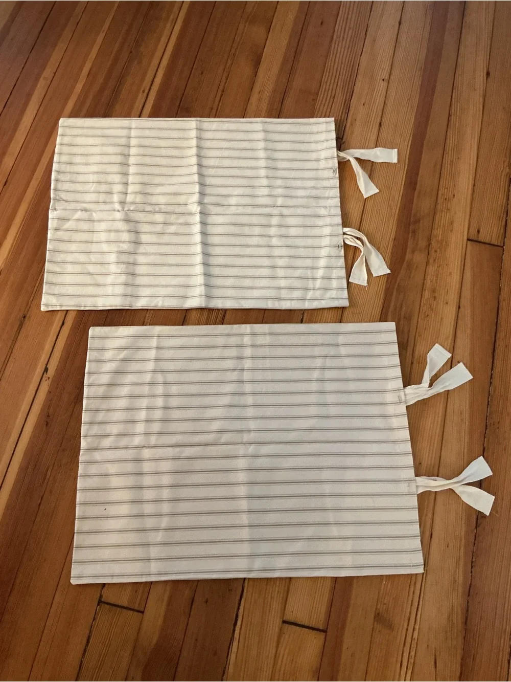 NWOT Pair of Ticking BALLARD SHAMS